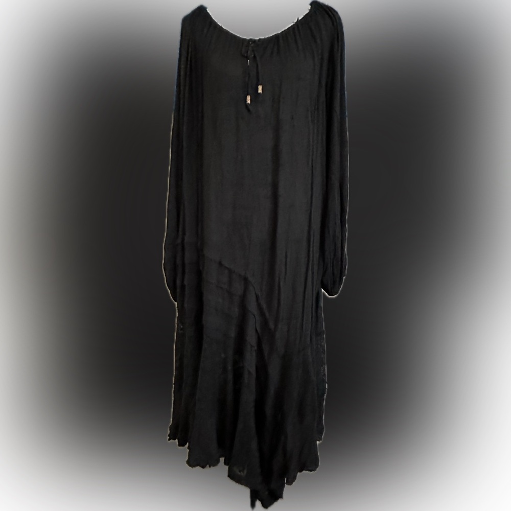 Long black dress